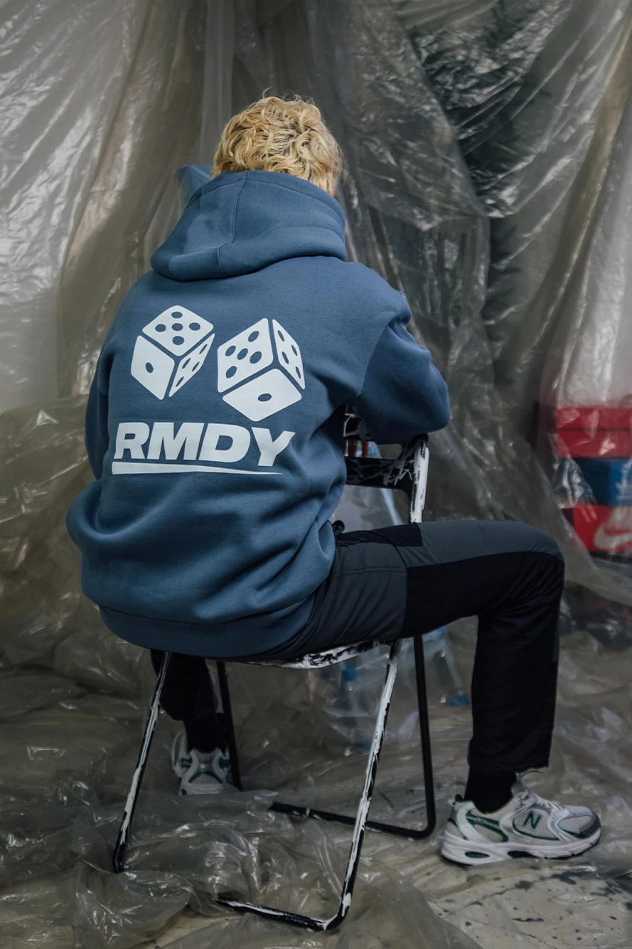 Petrol Blue Dice RMDY Hoodie